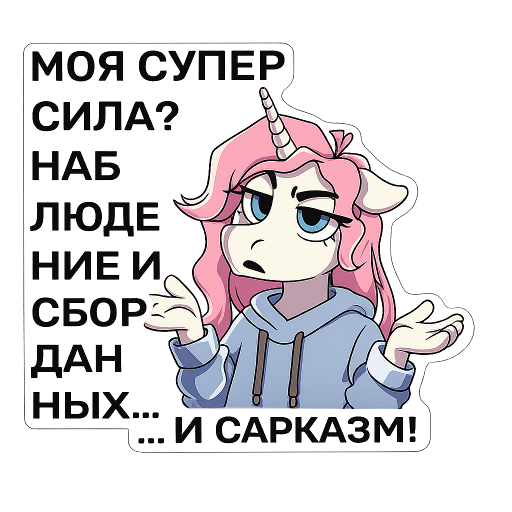 Мой суперпавер — сарказм